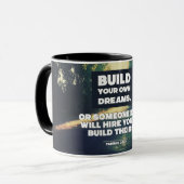 Bouw je eigen dromen mok (Voorkant links)