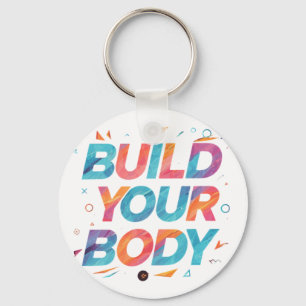 "Bouw je lichaam": Sleutelhanger