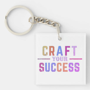 Bouw je succes sleutelhanger