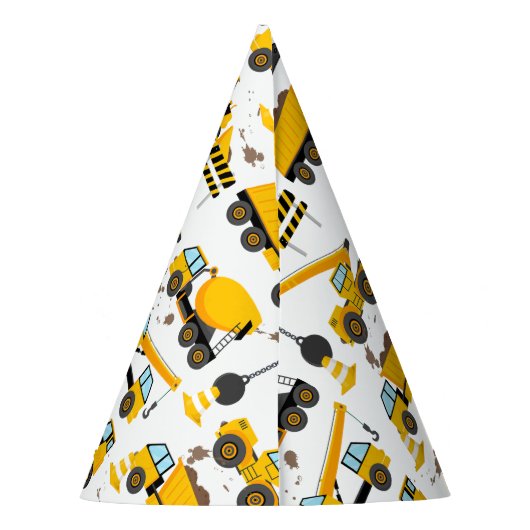 Bouw Kinderen Verjaardag Feesthoedjes (Achterkant)