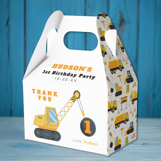 Bouw Kraan Voorkeur Boxen – Wrecking Ball Bedankdoosjes