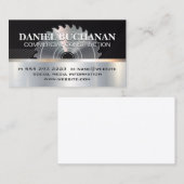 Bouw | metaalzaag | timmergereedschap visitekaartje (Voorkant / Achterkant)