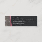 bouw mini visitekaartje (Achterkant)