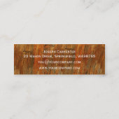 bouw mini visitekaartje (Achterkant)