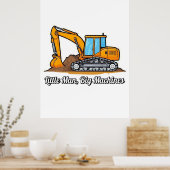 Bouw muurkunst - Jongen Poster (Keuken)