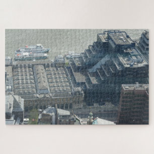 Bouw nabij Thames London Jigzaag Puzzle Legpuzzel