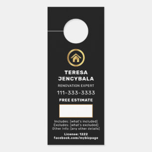 Bouw offerte QR-deur bord