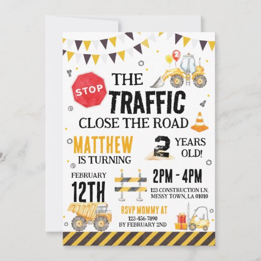 Bouw op de dag van de uitnodiging (Voorkant)