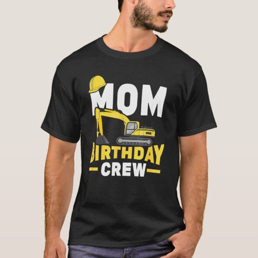 Bouw op geboortedag gradiënt mam Birthday Cr T-shirt (Voorkant)