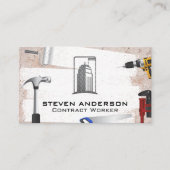 Bouw Power Tools & Hardware Visitekaartje (Voorkant)