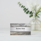 Bouw Professioneel Metaal & Steen Visitekaartje (Staand voorkant)