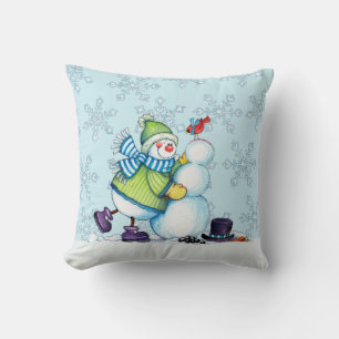 Bouw Snowman - Pillow Kussen