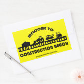 Bouw Strand Sticker (Envelop)