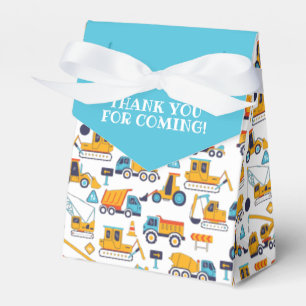 Bouw troep Birthday Dank je Blauw Bedankdoosjes