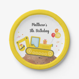 Bouw Troniekzak jongen Birthday Papieren Bordje