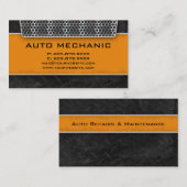 Bouw van automatisch Visitekaartje koolstoffilter (Voorkant / Achterkant)