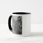 Bouw van Avenue de l'Opera Mok (Voorkant links)