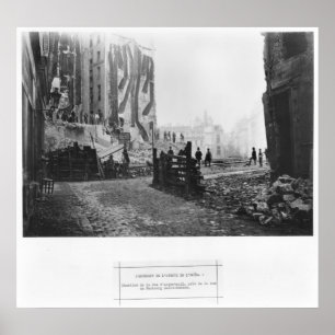 Bouw van Avenue de l'Opera Poster