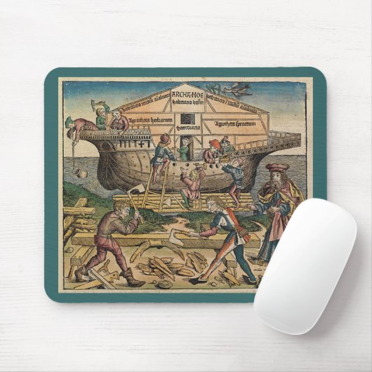 Bouw van de ark muismat (Met muis)