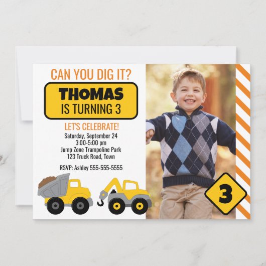 Bouw van de dag van de uitnodiging (Voorkant)