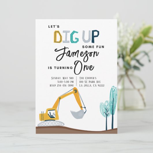 Bouw van de dag van de uitnodiging (Staand voorkant)