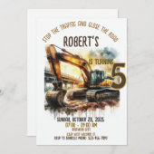 Bouw van de dag van de uitnodiging (Voorkant / Achterkant)