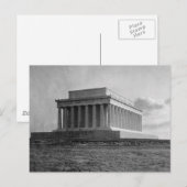 Bouw van de Lincoln Memorial (1920) Briefkaart (Voorkant / Achterkant)