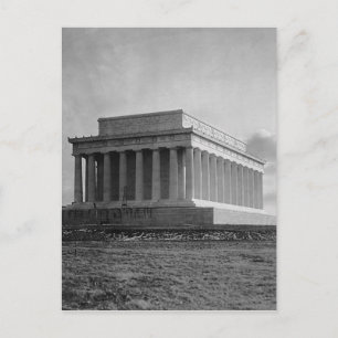 Bouw van de Lincoln Memorial (1920) Briefkaart