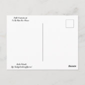 Bouw van de Pueblo Mesa Briefkaart (Achterkant)