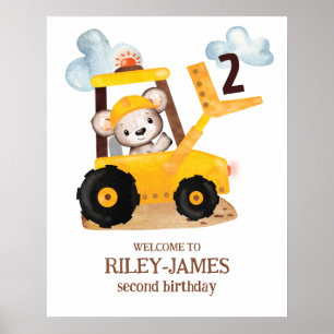 Bouw van de vogeldag poster