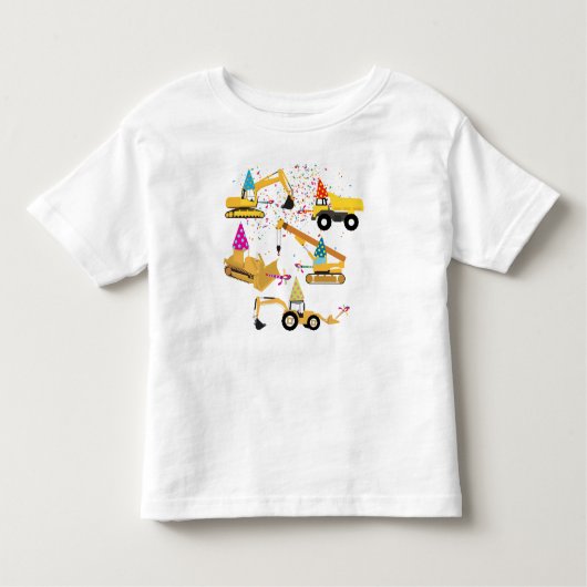 Bouw van een vrachtwagenfeest kinder shirts (Voorkant)