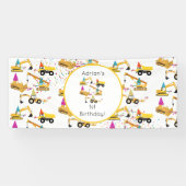 Bouw van een vrachtwagenfeest spandoek (Horizontaal)