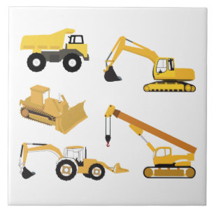 Bouw van Kinderen Tegeltje