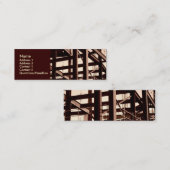 Bouw van staal Lijst Mini Visitekaartje (Voorkant / Achterkant)