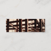 Bouw van staal Lijst Mini Visitekaartje (Achterkant)