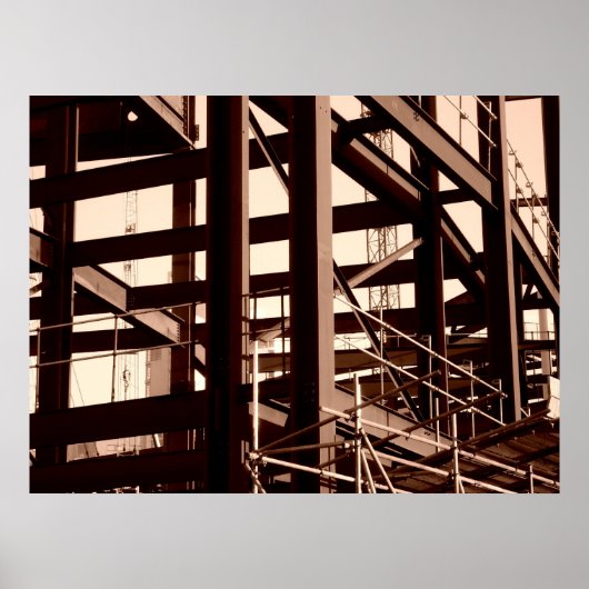 Bouw van staal Lijst Poster (Voorkant)