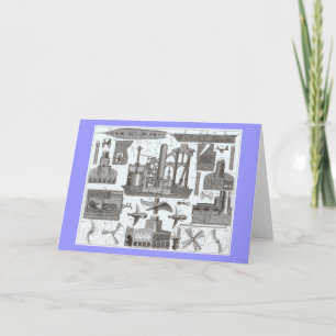 bouw van stoomschepen 1850 kaart