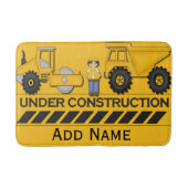 Bouw van transportwerktuigen Room Rug Mat Home Dec (Voorkant)