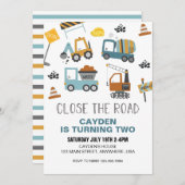 Bouw van vrachtwagen kaart (Voorkant / Achterkant)