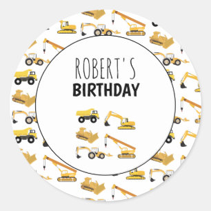 Bouw van vrachtwagens Aanvankelijke naam Ronde Sticker