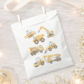 Bouw van vrachtwagens Birthday Party Bedankzakje (Geknipt)