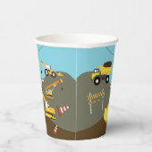 Bouw van vrachtwagens Theme Birthday Party Papieren Bekers (Rechts)