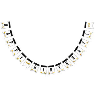 Bouw van vrachtwagens Theme Birthday Vlaggetjes