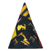 Bouw van vrachtwagens Zware machine van Birthday B Feesthoedjes (Rechts)