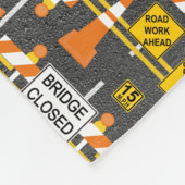 Bouw van wegen fleece deken (Hoek)