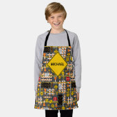 Bouw van wegen schort (Gedragen)