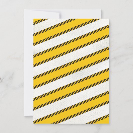 Bouw Verjaardag Draaien Twee Wrecking Bal Kaart (Achterkant)