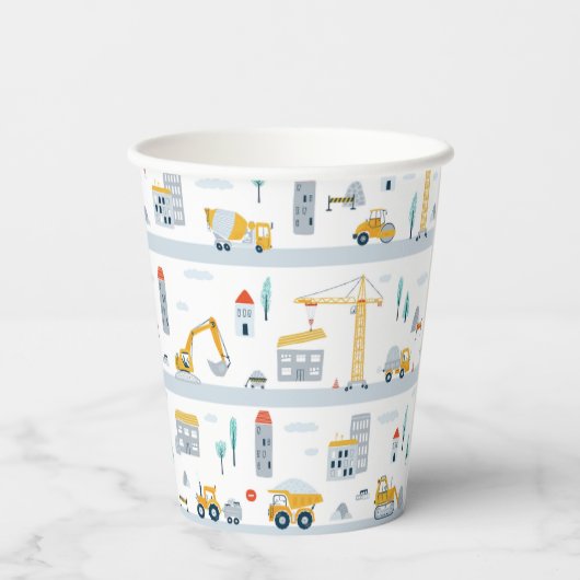 Bouw Verjaardagsfeestbekers Papieren Bekers (Achterkant)