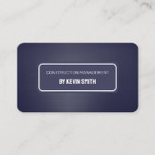 Bouw Visitekaartje (Voorkant)