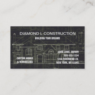 Bouw visitekaartje Black